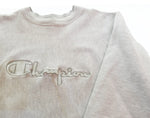 チャンピオン Champion 90年代 90s REVERSE WEAVE リバースウィーブ 刺繍 タグ made in USA 90's スクリプト ロゴ ダブルリブ XXL スウェット グレー 103MT-3268