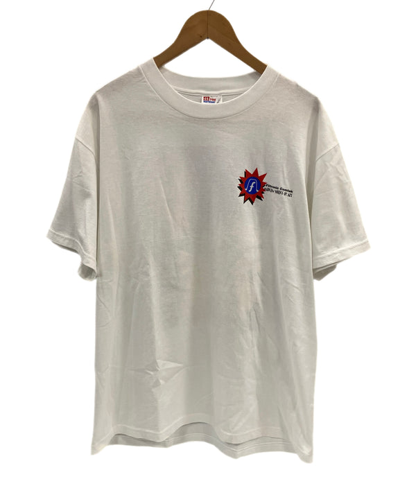 ヴィンテージ vintage 90's 90年代 Hanes Filtronic Comtek 企業モノ プロモーション アメコミ ポップアート アートT Tシャツ ホワイト Lサイズ 101MT-5064