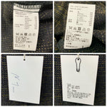 アンセルム ANCELLM TWEED ZIP JACKET サイズ1 ジャケット ブラウン 201MT-4813