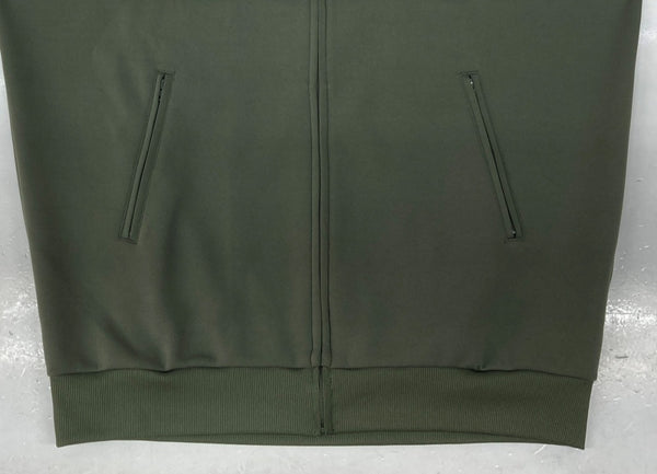 サスクワッチファブリックス Sasquatchfabrix. 23SS LACE TAPE TRACK JACKET レース テープ トラック ジャケット ジャージ 緑 23SS-CSS-001 ジャージ ライン カーキ Lサイズ 104MT-1609