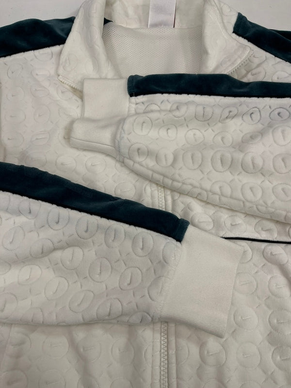 シュプリーム SUPREME ×NIKE ナイキ 21SS Velour Track jacket ベロアトラックジャケット 白 DB0496-133 ジャケット ホワイト Sサイズ 101MT-5275