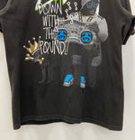ステューシー STUSSY Down With the Pound Tシャツ ロゴ ブラック Mサイズ 201MT-2570