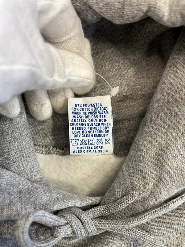 ラッセルアスレチック RUSSELL ATHLETIC DEAD STOCK 90s 90's USA製 無地 スウェットフードパーカー 灰色 パーカ グレー Lサイズ 101MT-5348