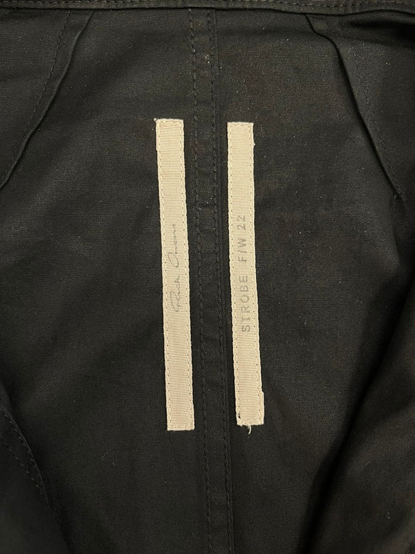 リックオウエンス Rick Owens BAUHAUS LARRY FLIGHTSUIT バウハウスラリーフライトスーツ ジャンプスーツ 黒 RU02B2553-TE つなぎ・オーバーオール ブラック 表記サイズUS42 101MB-642