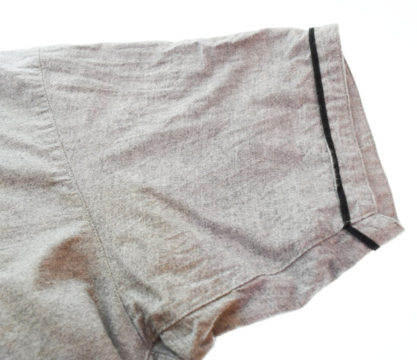 ダブルタップス WTAPS LEAGUE SS SHIRT COTTON OXFORD リーグ ベースボールシャツ 半袖 シャツ 191TQDT-SHM03 3 半袖シャツ グレー 103MT-2967