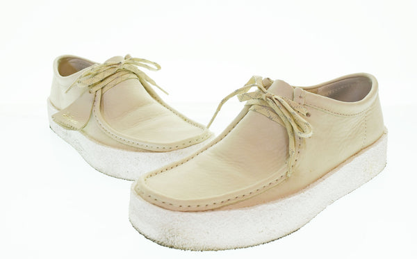クラークス Clarks WALLABEE CUP ワラビー カップ モカシン 厚底 シューズ 白 26158153 メンズ靴 モカシン ホワイト 27cm 103S-1138