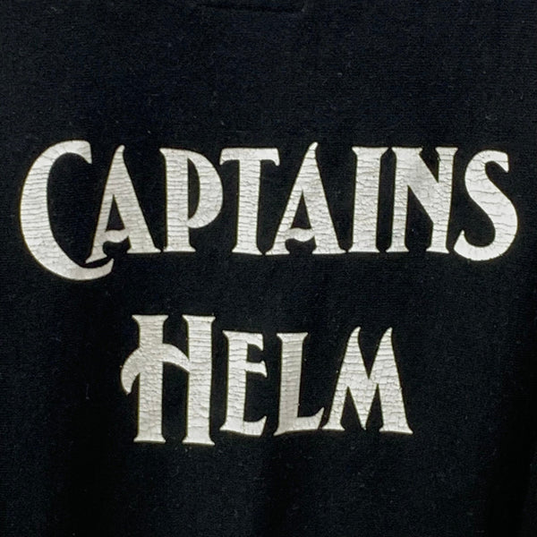 キャプテンズヘルム CAPTAINS HELM  CHECKER LOGO SWEAT スウェット ブラック Lサイズ 201MT-4449