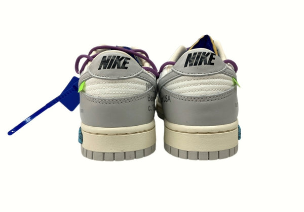 ナイキ NIKE 21年製 × OFF-WHITE オフ ホワイト NIKE DUNK LOW 1 OF 48 NEUTRAL GREY ダンク ロー シューズ 灰 DM1602-107 メンズ靴 スニーカー グレー 27cm 104S-662