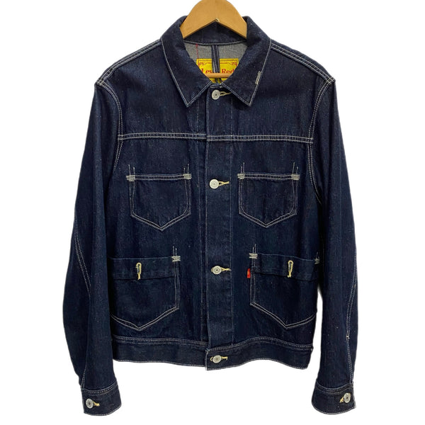 リーバイス レッド Levi's  RED カバーオール マルチポケット ジャケット ネイビー Sサイズ 201MT-4587
