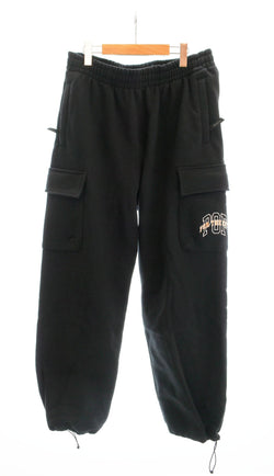 エフティーシー FTC POP TRADING COMPANY CARGO SWEAT PANT カーゴスウェットパンツ 黒 カーゴパンツ ブラック Mサイズ 103MB-268