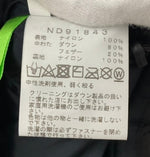 ノースフェイス THE NORTH FACE ヌプシベスト ダウン ND91843 ブラック Sサイズ 201MT-2700