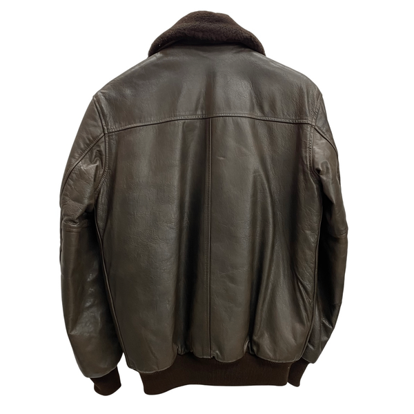 【曜日割引対象外】 エルエルビーン L.L.Bean 70's 80's G-1 Leather Flight Jacket USA製 ジャケット ブラウン Sサイズ 201MT-4196 VB