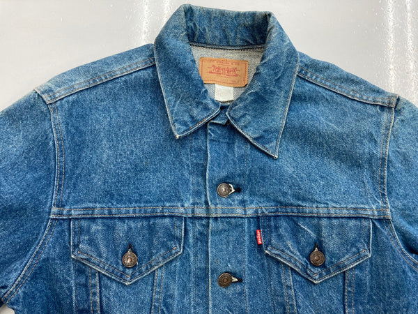 リーバイス Levi's 70s 70年代 70505 0217 Vintage ヴィンテージ デニムジャケット Gジャン トラッカージャケット ボタン裏527 USA製 ジャケット 無地 ブルー 104MT-1267