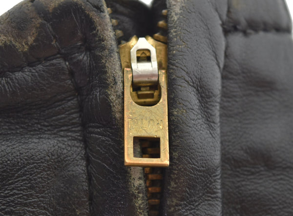 ヴィンテージ Vintage 70s ダブルライダースジャケット 70's TALONジップ ジャケット ブラック 103MT-2511