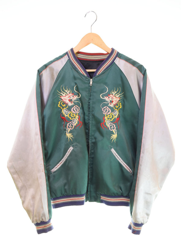 テーラー東洋 TAYLOR TOYO リバーシブルスカジャン 虎刺繍 龍刺繍 富士山 M18425 ジャケット マルチカラー Lサイズ 103MT-2816