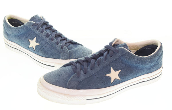 コンバース CONVERSE  FRAGMENT DESIGN 別注 ONE STAR フラグメントデザインスエード スニーカー 153129C メンズ靴 スニーカー ブルー 27.5cm 103S-1120