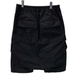 リックオウエンス Rick Owens サルエル ショーツ RU01C4389-TF ハーフパンツ ブラック 38サイズ 201MB-1213