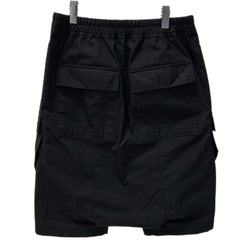 リックオウエンス Rick Owens サルエル ショーツ RU01C4389-TF ハーフパンツ ブラック 38サイズ 201MB-1213