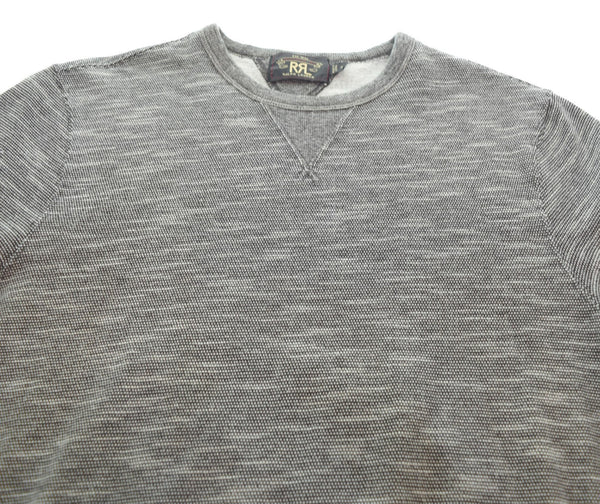 ダブルアールエル RRL ラルフローレン DOUBLE RL 両V スウェット ゴマシオ スウェット ブラック Sサイズ 103MT-2406