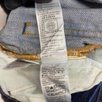 【曜日割引対象外】 リーバイス Levi's WIDE PLEAT CROP バギー ワイドパンツ blue tab デニム ブルー W32サイズ 201MB-856 VB
