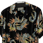ワコマリア WACKO MARIA 18SS アロハシャツ JAMAICA FLOWERS 半袖シャツ ブラック Mサイズ 201MT-3350