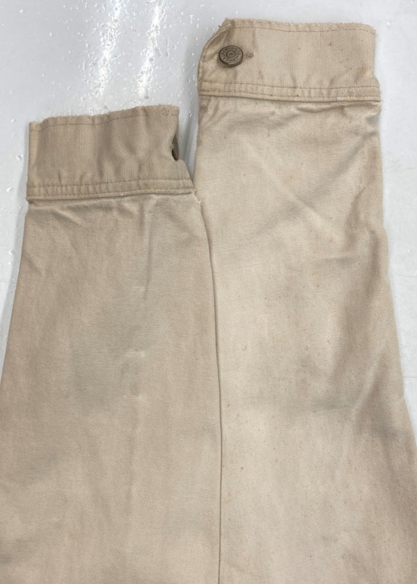 ダブルアールエル RRL 90s TRUCKER WORK JACKET トラッカー ワーク ジャケット 三ツ星タグ USA製 Ralph Lauren 薄茶 ジャケット 無地 ベージュ Sサイズ 104MT-1349