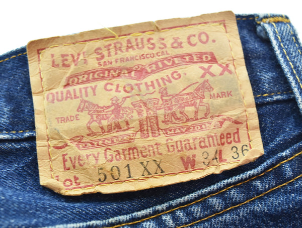 リーバイス Levi's 501XX 55年 復刻 555 バレンシアUSA製 米国製 デニムパンツ 501XX  デニム ブルー 34 103MB-623