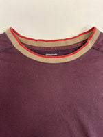 パタゴニア PATAGONIA 06ss 2000年代 rhythm リズムシリーズ 刺繍 Tシャツ 紫 44648S6 XL Tシャツ パープル 101MT-5109