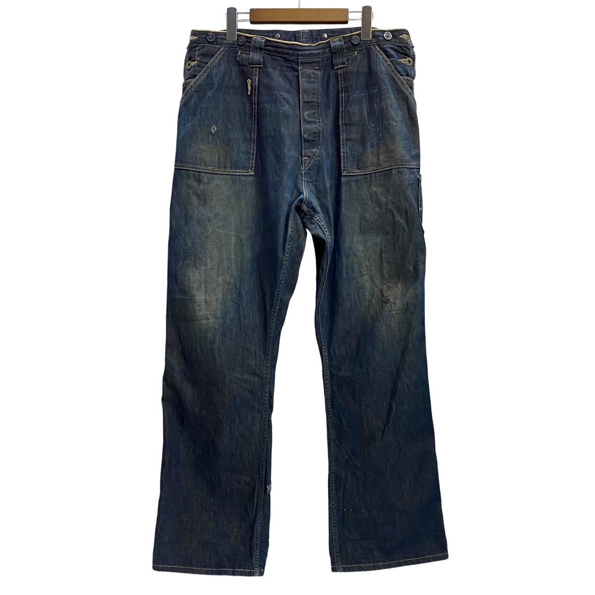 パンツ levi's LVC Lot 66 Bib OverallWashedDown LVC Lot 66 Bib Overall Rigid - 660000010 | seams-boutique