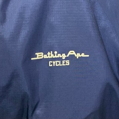 アベイシングエイプ A BATHING APE ナイロン ジャケット ネイビー Mサイズ 201MT-4829