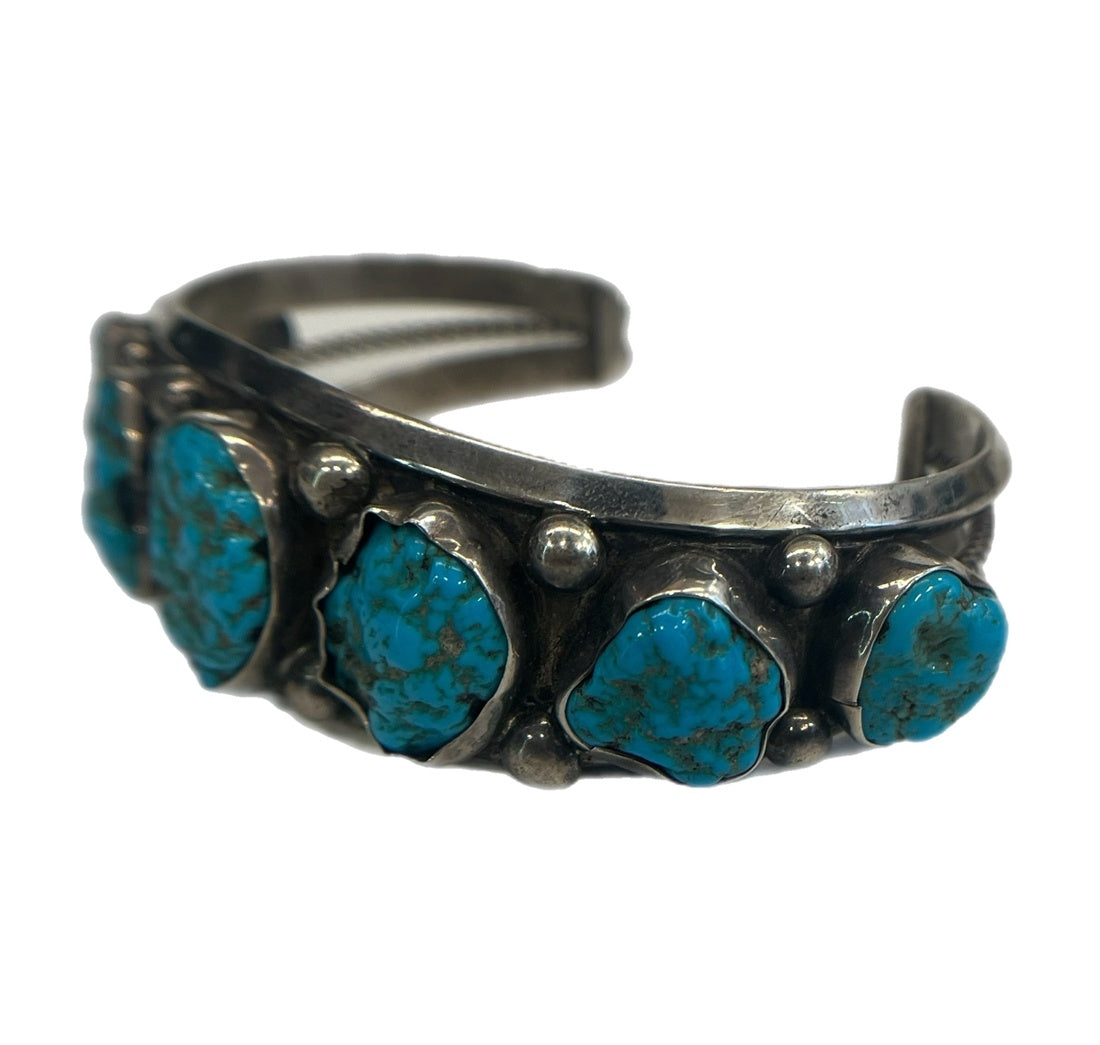 ヴィンテージ vintage インディアンジュエリー JR Sterling刻印 カラー