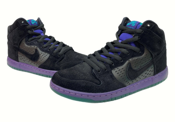 ナイキ NIKE 15年製 × BLACK SHEEP ブラック シープ DUNK HIGH PREMIUM SB GRAPE ダンク ハイ グレープ 紫 黒 313171-027 メンズ靴 スニーカー ブラック 29cm 104-shoes597