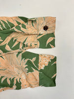 サンサーフ SUN SURF RAYON HAWAIIAN SHIRT “ISLAND PINEAPPLE” レーヨン アロハシャツ 緑 SS28785 長袖シャツ グリーン Lサイズ 101MT-4851