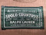 ラルフローレン RalphLauren ポロカントリー POLO COUNTRY オンワード樫山 ミリタリー MILITARY ヴィンテージ VINTAGE フード取り外し可能 コットン シンガポール製 BROWN 茶色 P12-JRRL-KM-0734 ジャケット 無地 ブラウン Lサイズ 104MT-2084
