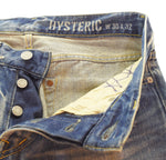 ヒステリックグラマー HYSTERIC GLAMOUR SP加工 小窓リペア スリムストレートPT デニムパンツ  0243AP17 デニム ブルー 30 103MB-694