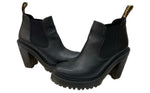 ドクターマーチン Dr.Martens HURSTON ハーストン チェルシーブーツ ヒール レザー MADE IN VIETNAM ベトナム製 BLACK 黒 AW006 KV11T レディース靴 ブーツ サイドゴア ブラック EU37 104S-919