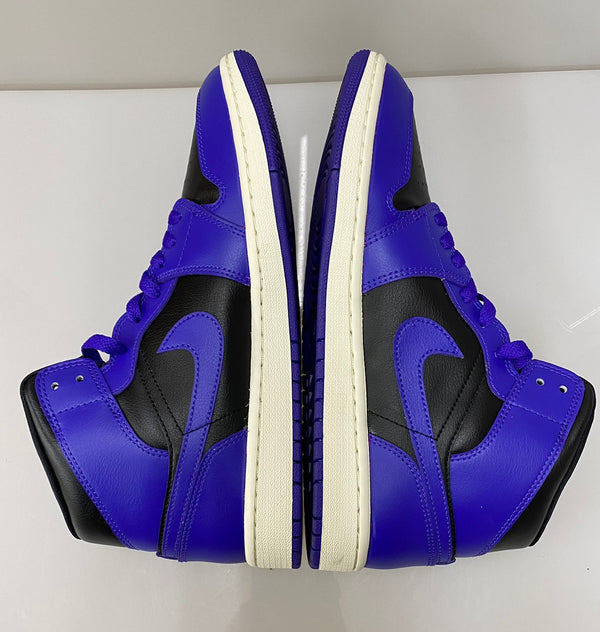 ナイキ NIKE ウィメンズ エアジョーダン1 ミッド "パープル アンド ブラック" WMNS Air Jordan 1 Mid "Purple and Black" BQ6472-051 メンズ靴 スニーカー ロゴ パープル 28.5cm 201-shoes793