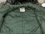 アルファインダストリーズ ALPHA INDUSTRIES N-2B FLIGHT JACKET フライト ジャケット ジップアップ ファー 短丈 軍物 ARMY ミリタリー アウター 緑 ジャケット 無地 グリーン Sサイズ 104MT-1915