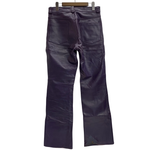 【曜日割引対象外】 ショット SCHOTT レザーパンツ USA製 30サイズ ボトムスその他 パープル 201MB-1135 VB