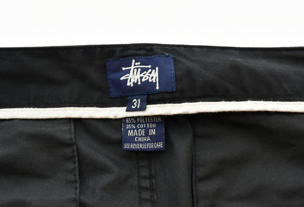 ステューシー STUSSY  OLD STUSSY ダブルニー パンツ 黒 ボトムスその他 ブラック 31 103MB-166