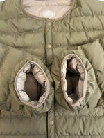 ダントン DANTON ダウンジャケット インナーダウン 中綿 オリーブ 緑 KW12-111-02 XL ジャケット カーキ 101MT-5256