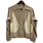 【曜日割引対象外】 ヴィンテージ vintage 40's The KANGAROO SHIRT by MACK カンガルーシャツ 長袖シャツ ベージュ Sサイズ 201MT-4577 VB