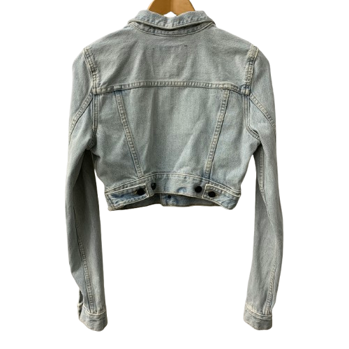 アレキサンダーワン Alexander Wang クロップドデニムジャケット ジャケット ブルー SSサイズ 201LT-467