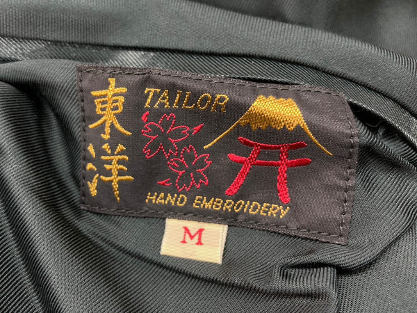 テーラー東洋 TAILOR TOYO  Early 1950s Style スーベニア スカジャン 白龍柄 リバーシブル WHITE DRAGON LANDSCAPE TYE TT15390 ジャケット 刺繍 マルチカラー Mサイズ 104MT-2175