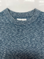 ストーンアイランド STONE ISLAND CNECNECK KNIT クルーネック ニット パッチ プルオーバー 薄手 セーター 青 6915544B2 セーター ロゴ ブルー Sサイズ 104MT-1874