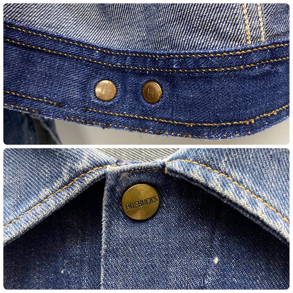 【曜日割引対象外】 ヴィンテージ vintage 60's Sears Roebucks Denim Jacket デニム ジャケット ブルー 201MT-3517 VB