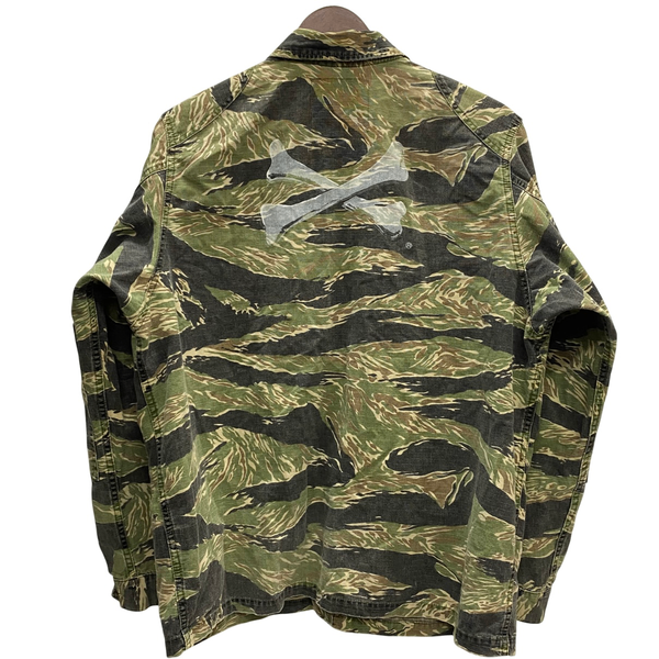 ダブルタップス W)taps クロスボーン BDUジャケット タイガーカモ ジャケット カーキ 201MT-4579