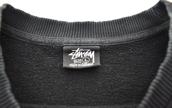ステューシー STUSSY 21SS Regal Applique crew sweat プリント スウェット 黒 スウェット ブラック Lサイズ 103MT-2244