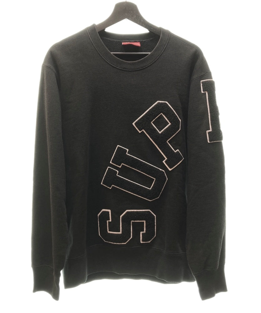 シュプリーム SUPREME 20AW BIG ARC CREWNECK ビッグ アーチ クルーネックトレーナー 黒 - スウェット ロゴ ブラック  Mサイズ 104MT-72 | 古着通販のドンドンサガール