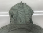 ミリタリー Military N-3B FLIGHT JACKET フライト ジャケット ジップアップ ファー フード 軍物 ARMY アウター 灰 ジャケット 無地 グレー Sサイズ 104MT-1869